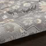 nourison elation etn09 grey rug