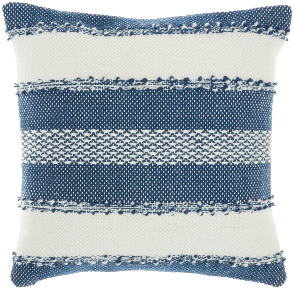 nourison outdoor vj088 navy pillow