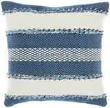 nourison outdoor vj088 navy pillow