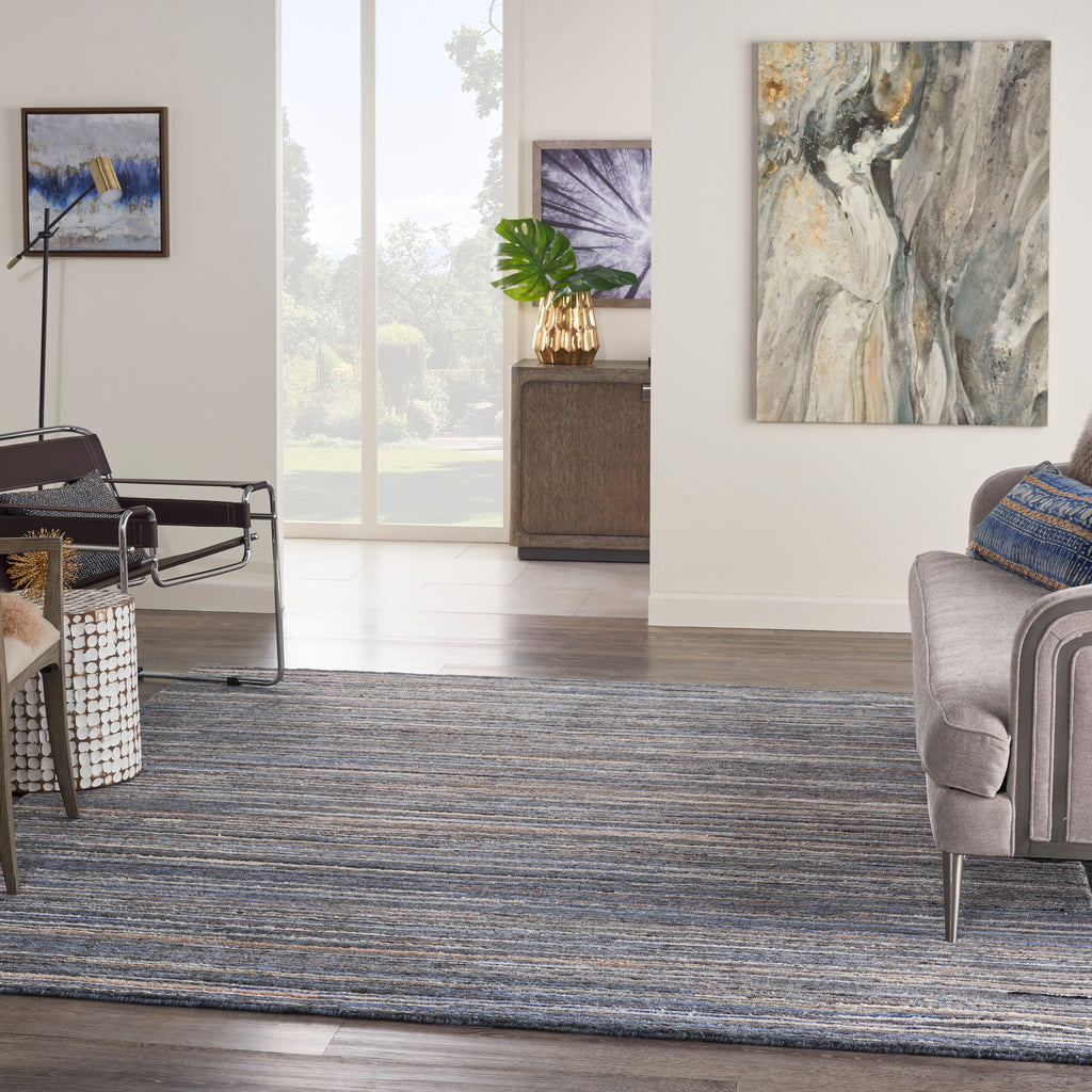 nourison plateau pae01 blue rug