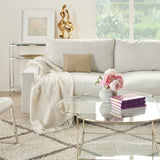 nourison luminescence z0735 gold pillow