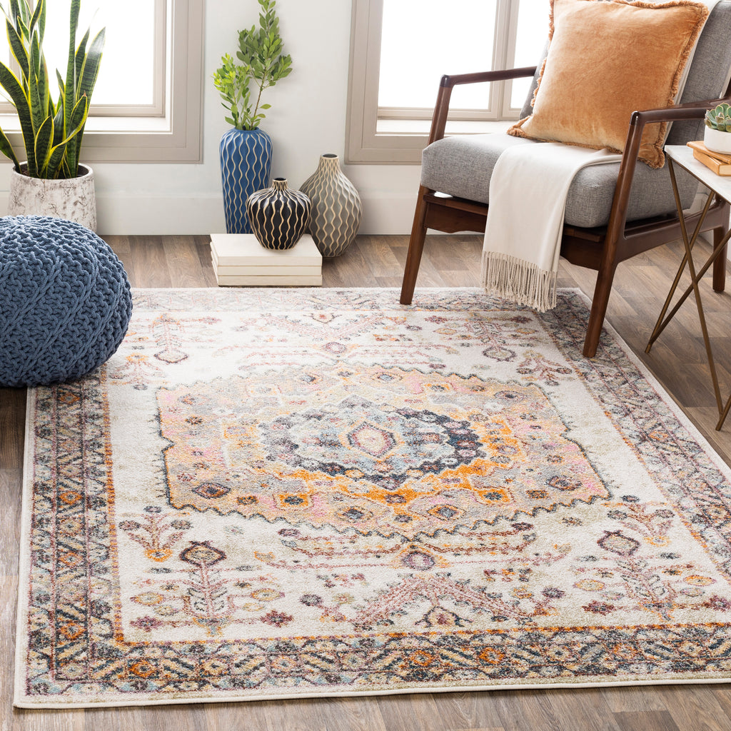 surya new mexico nwm 2312 bright orange rug