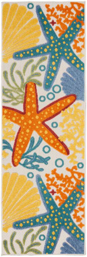 nourison aloha alh24 multicolor rug