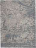 nourison rustic textures rus15 light grey blue rug
