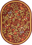 Safavieh Clearance Chelsea HK210C Burgundy Rug