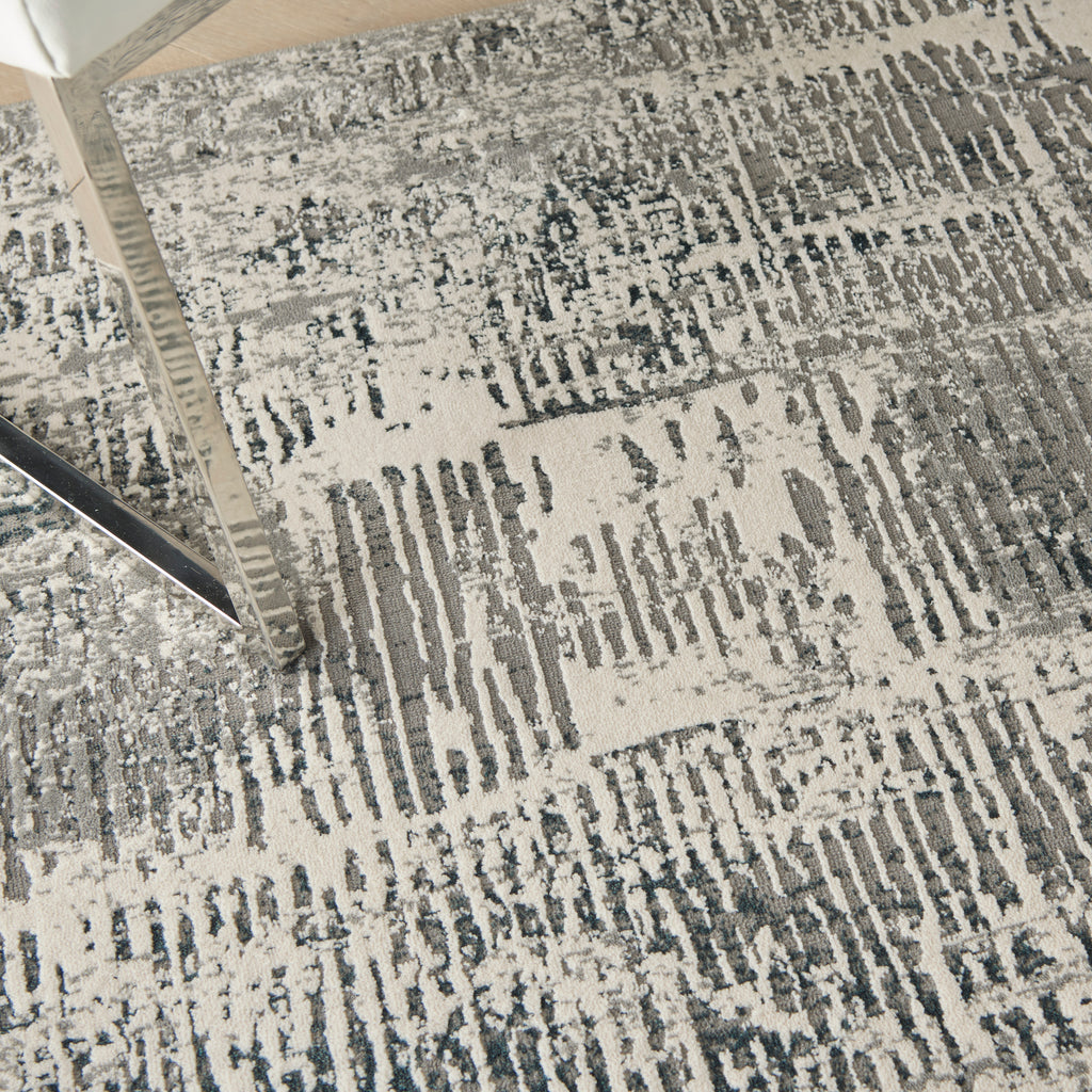 nourison ma90 uptown upt03 ivory grey rug