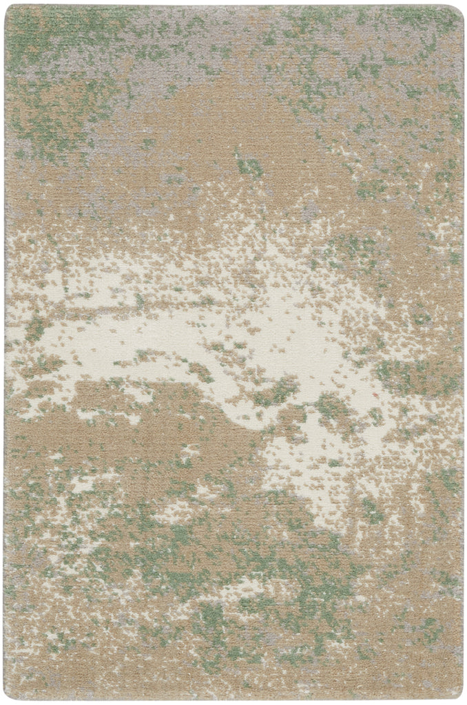 nourison twilight twi06 ivory green rug