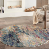 nourison celestial ces16 multicolor rug