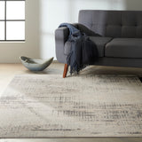 nourison rush ck953 ivory beige rug