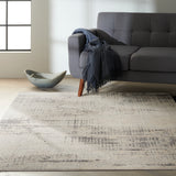 nourison rush ck953 ivory beige rug