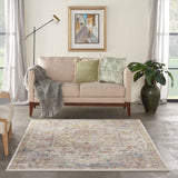 nourison soraya sor04 ivory multi rug