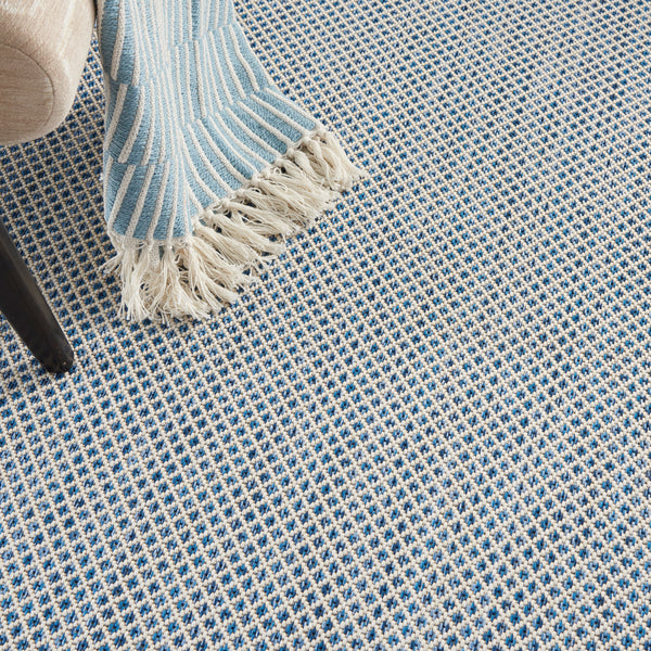 nourison courtyard cou01 ivory blue rug