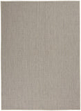 nourison courtyard cou01 ivory charcoal rug