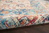 nourison passion psn23 ivory light blue rug