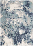 nourison american manor amr03 blue ivory rug