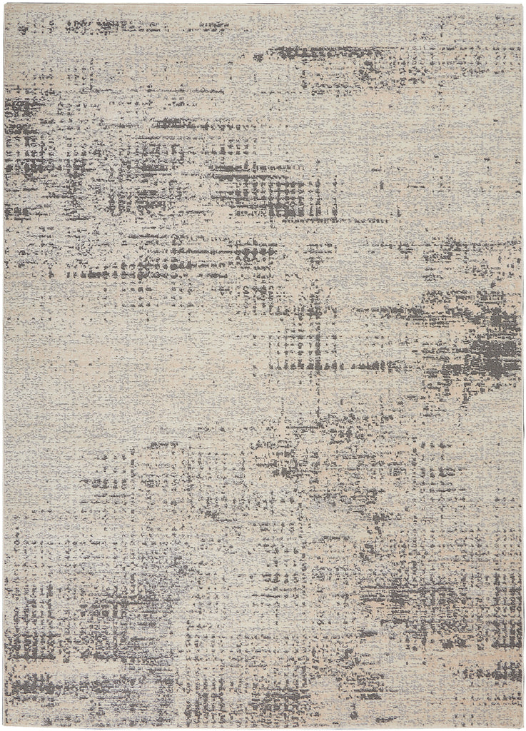 nourison rush ck953 ivory beige rug