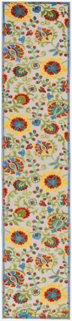 nourison aloha alh17 ivory multi rug