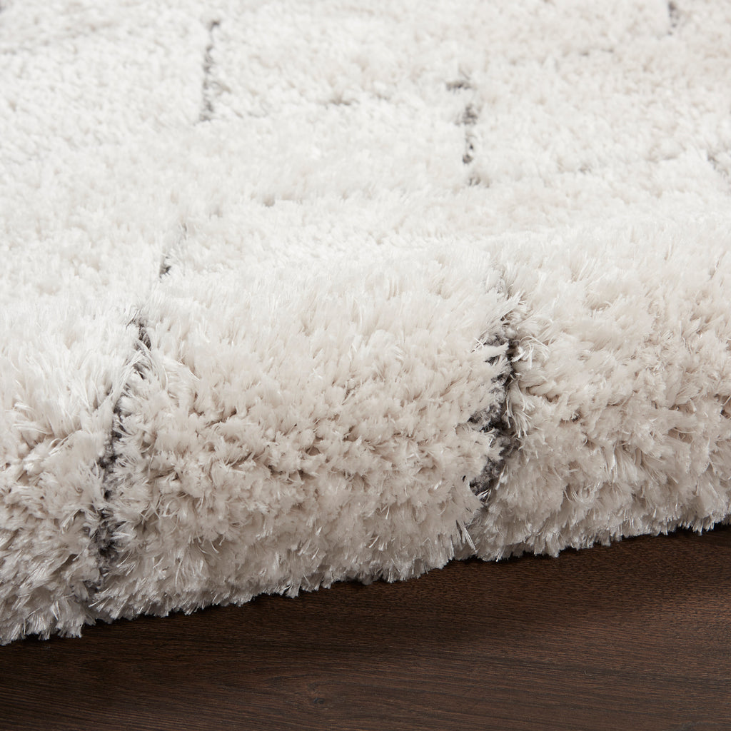 nourison dreamy shag drs03 ivory grey rug
