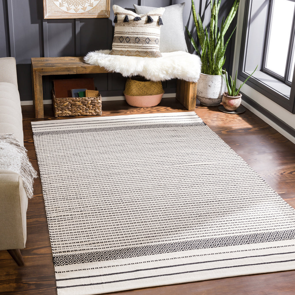 surya osasuna osa 2301 black rug