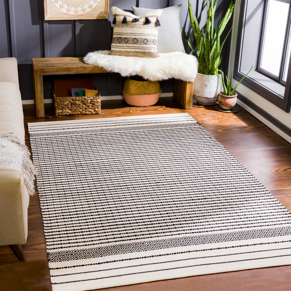 surya osasuna osa 2303 black rug