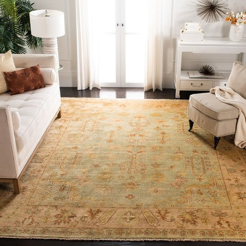 safavieh clearance oushak osh112a soft green rug