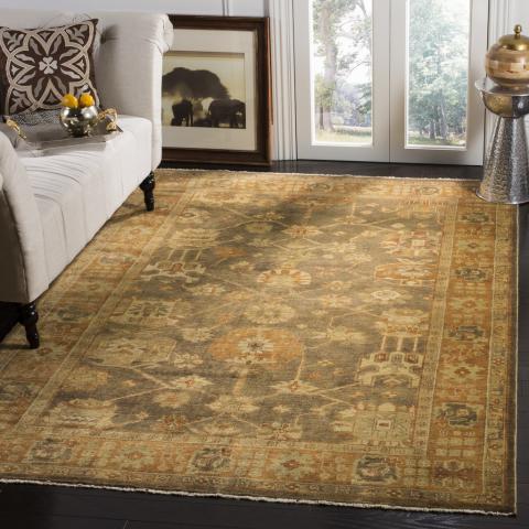 safavieh clearance oushak osh144a brown rug