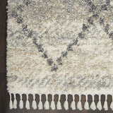 Nourison Oslo Shag OSL01 Ivory/Grey Rug
