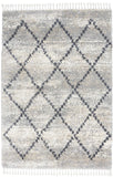 Nourison Oslo Shag OSL01 Silver Grey Rug