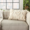 nourison life styles gt022 cream pillow