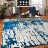 nourison twilight twi29 ivory blue rug