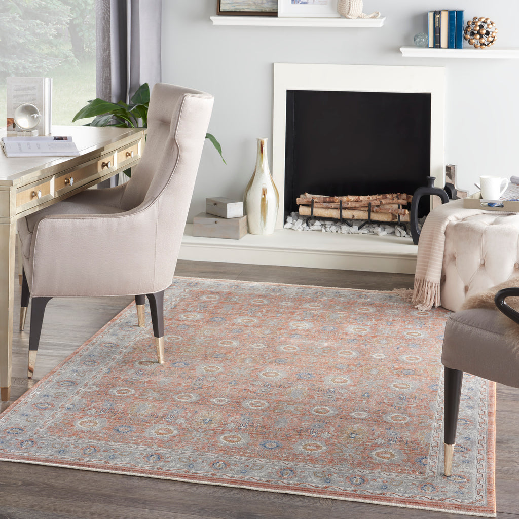 nourison starry nights stn12 blush rug