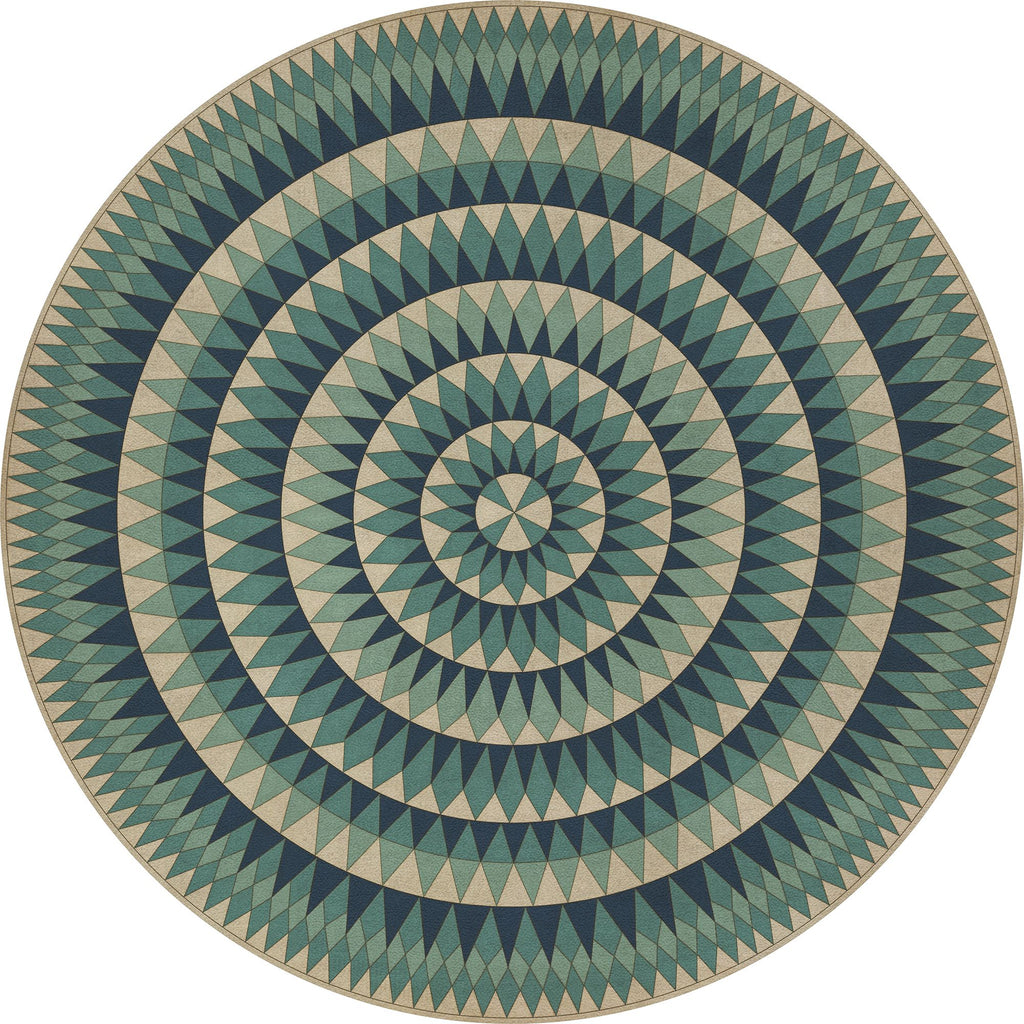 Spicher and Company American Folk Art Museum BULLS EYE Vaulted Wonder Vinyl Mat