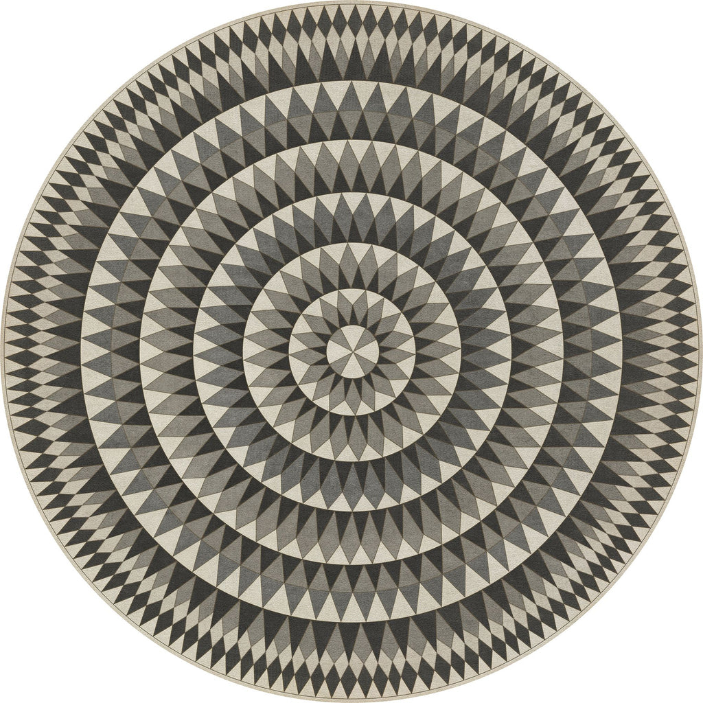Spicher and Company American Folk Art Museum BULLS EYE Mingling Light Vinyl Mat