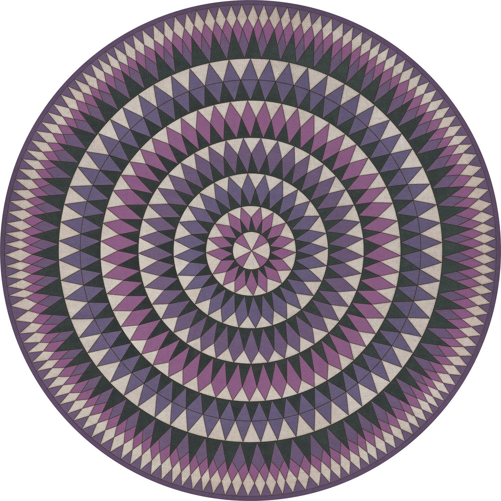 Spicher and Company American Folk Art Museum BULLS EYE Always Expanding Vinyl Mat