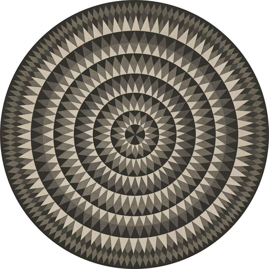 Spicher and Company American Folk Art Museum BULLS EYE Undeviating Aim Vinyl Mat