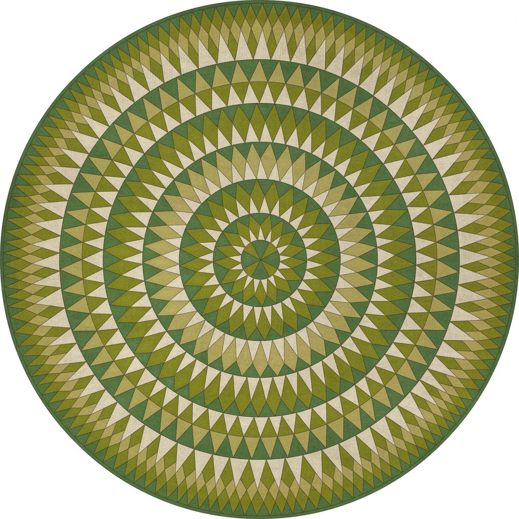 Spicher and Company American Folk Art Museum BULLS EYE Forever Outward Vinyl Mat