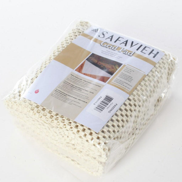 safavieh grid non slip pad111 white pad
