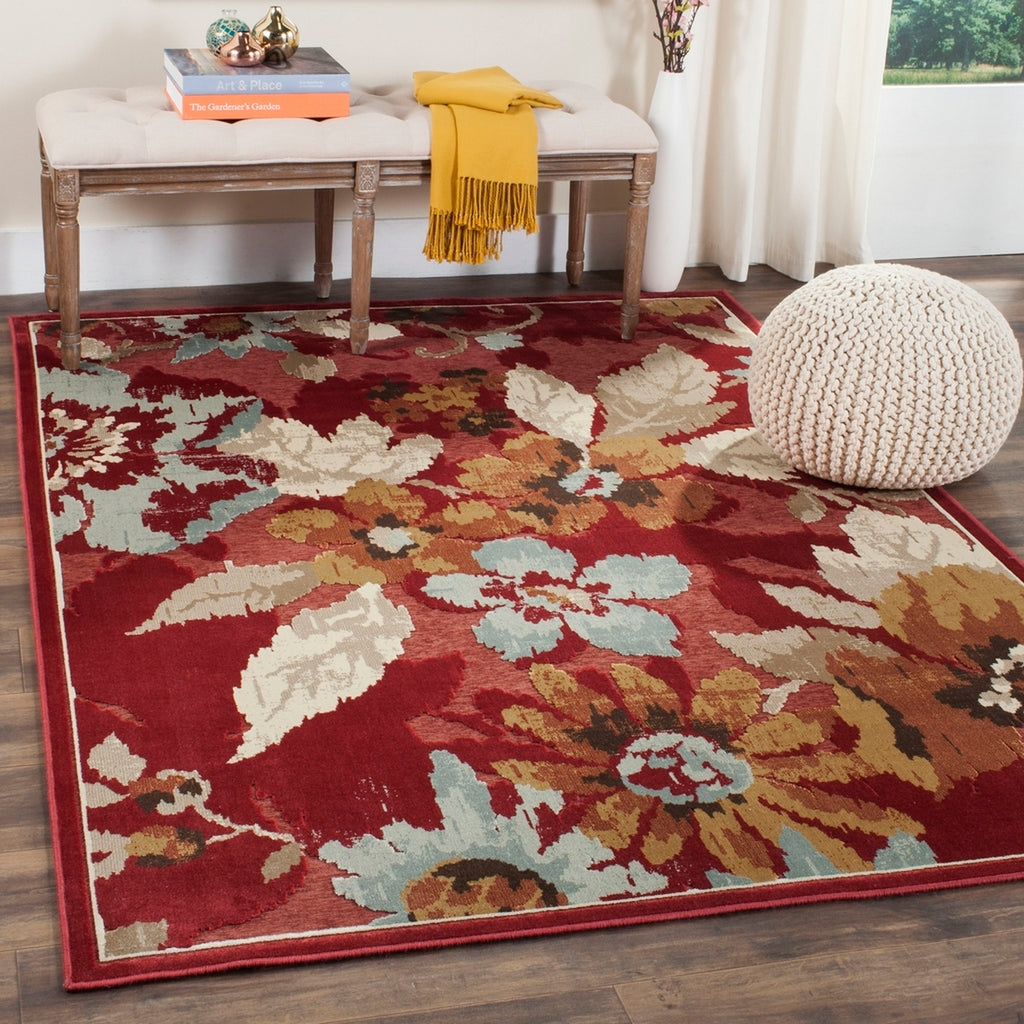 safavieh clearance paradise par148 220 red rug