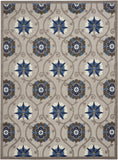 nourison aloha alh19 grey blue rug