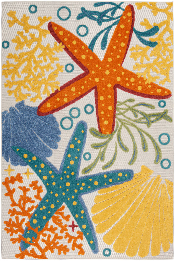 nourison aloha alh24 multicolor rug
