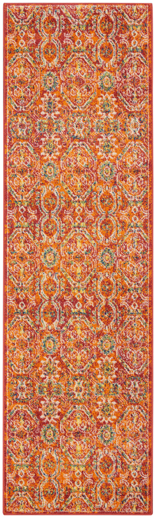 nourison allur alr05 red multicolor rug