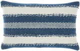 nourison outdoor vj088 navy pillow