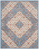 nourison elation etn08 ivory blue rug