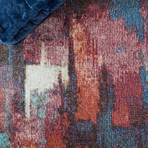 safavieh clearance phoenix phx523q rust blue rug