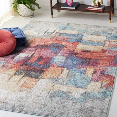 safavieh clearance phoenix phx523q rust blue rug