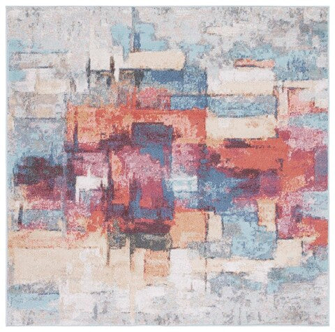 safavieh clearance phoenix phx523q rust blue rug