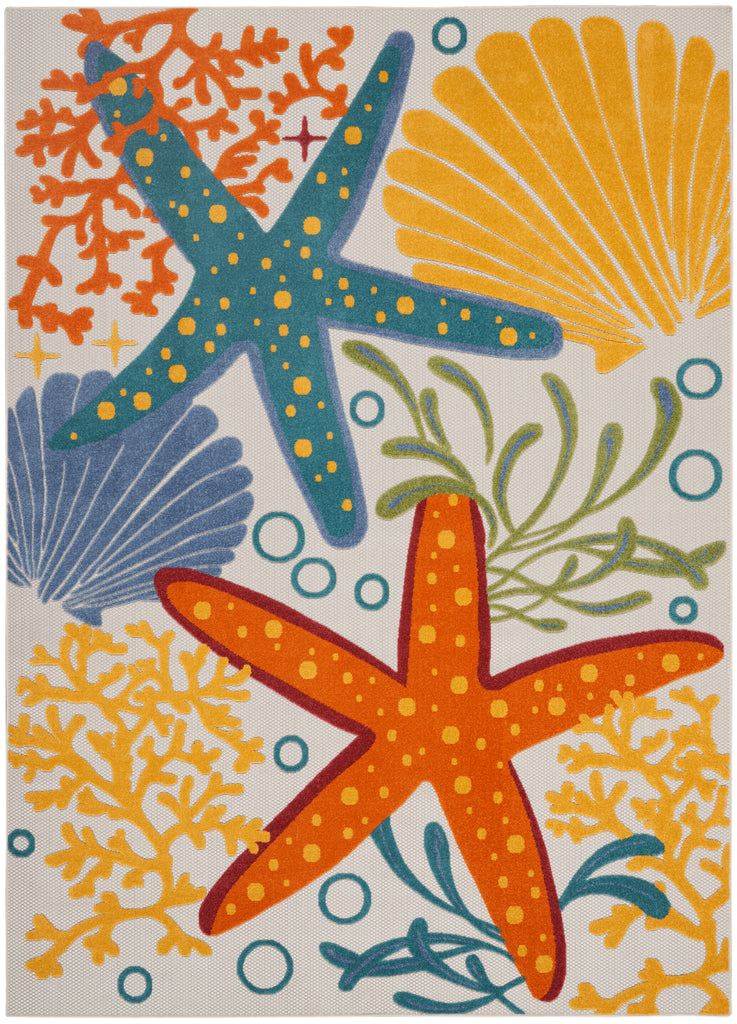 nourison aloha alh24 multicolor rug