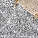 safavieh clearance pro lux shag plx436f grey rug