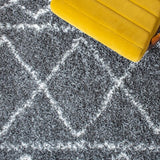 safavieh clearance pro lux shag plx436h dark grey rug