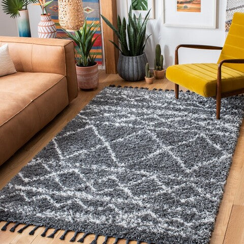 safavieh clearance pro lux shag plx436h dark grey rug